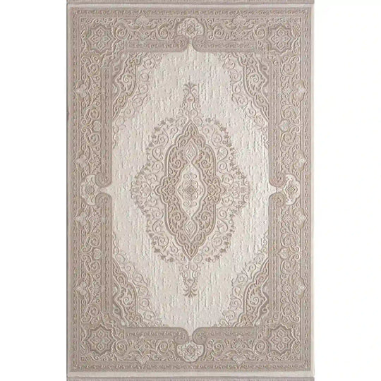 Covor ANETTA 03322A, 160x230 cm, forma dreptunghiulara, acril, crem/bej
