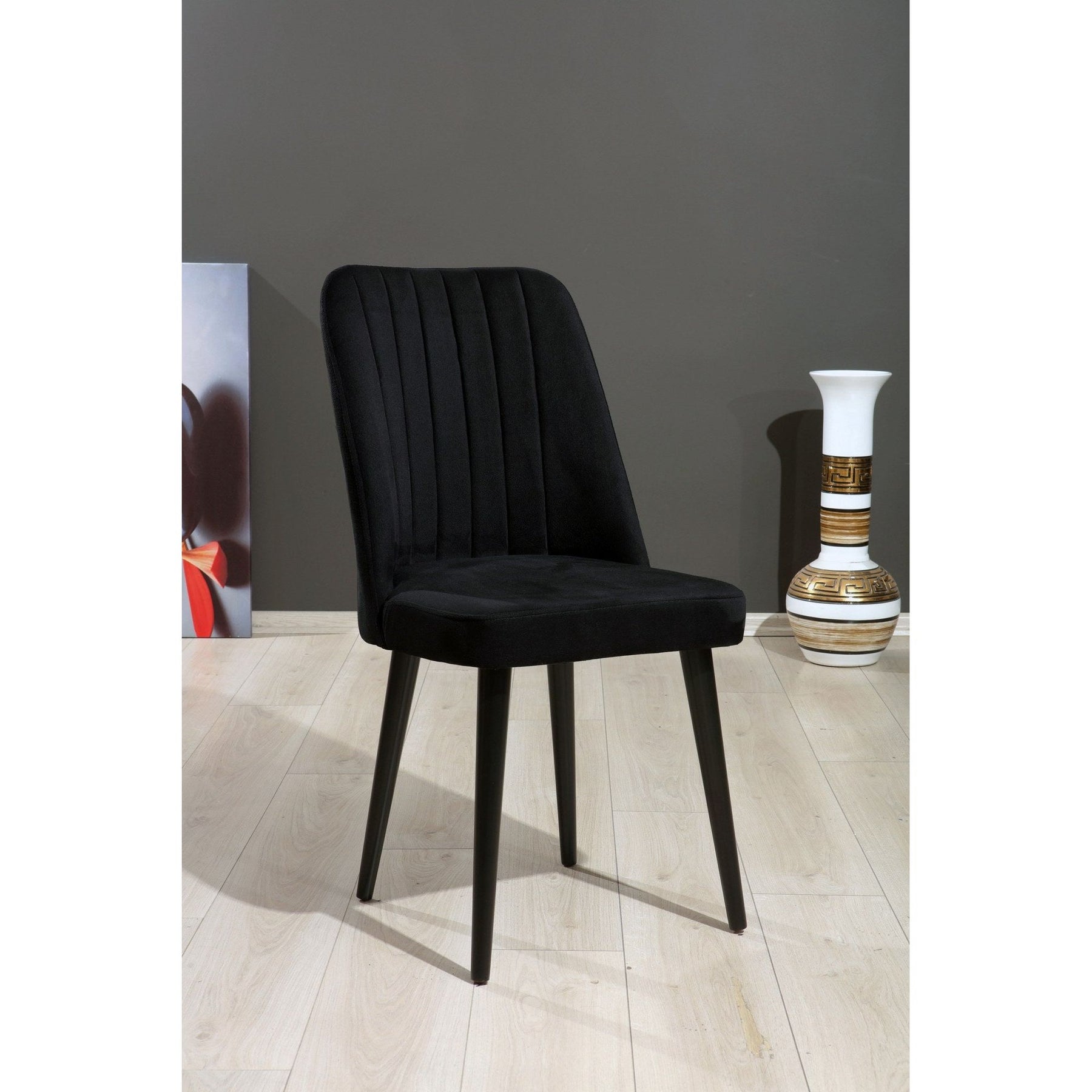 set de scaune 4 bucati polo black 107bck1125