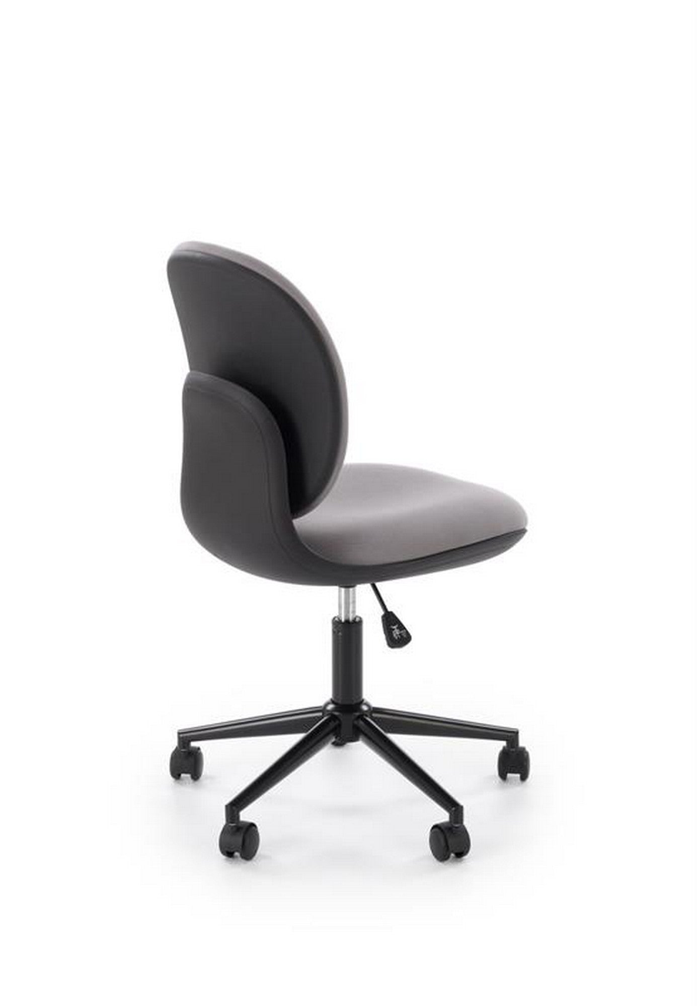 Scaun birou ORION, gri deschis/negru, stofa clasica/polipropilena, 46x55x89/99 cm