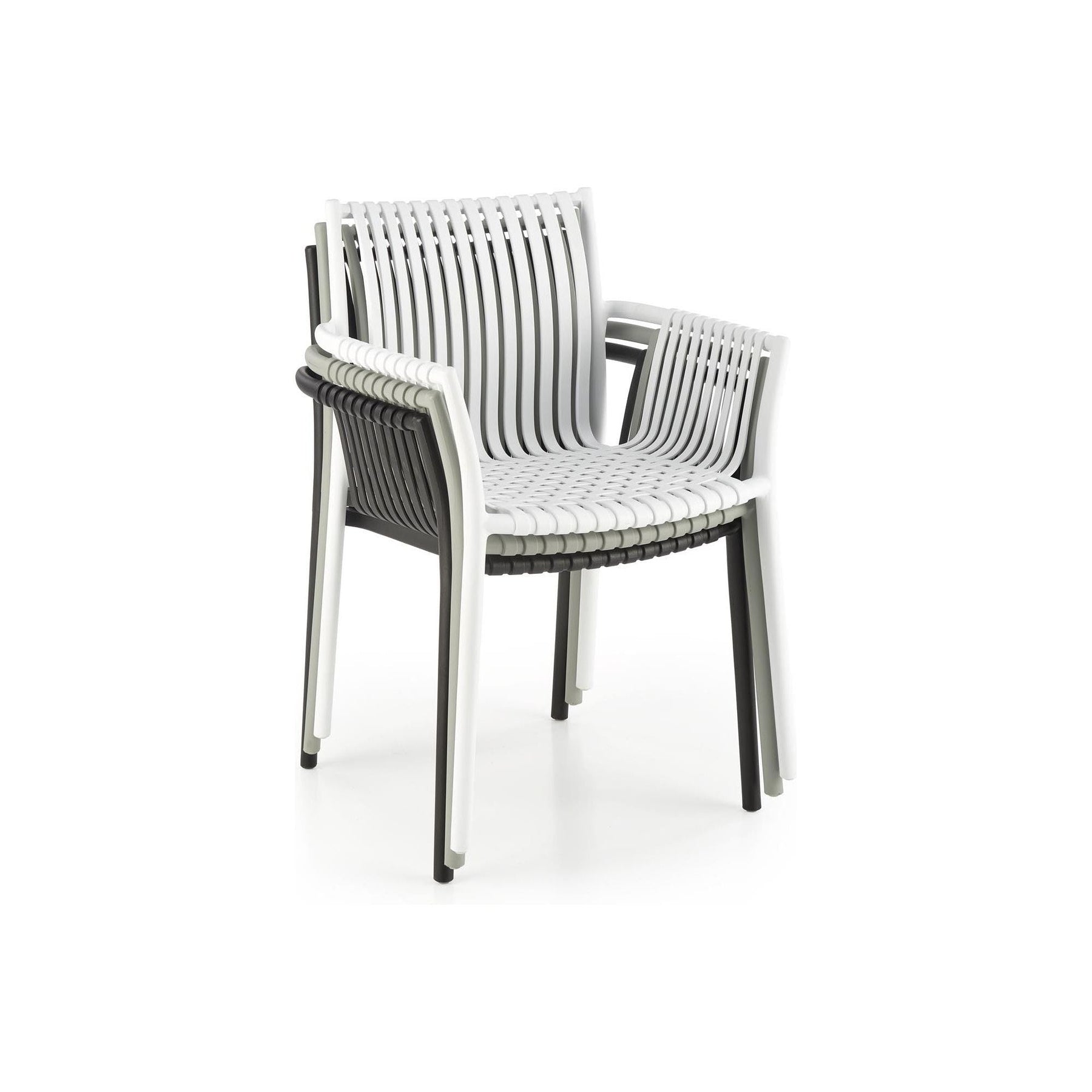 Scaun K492, negru, polipropilena, 60X66X84 cm