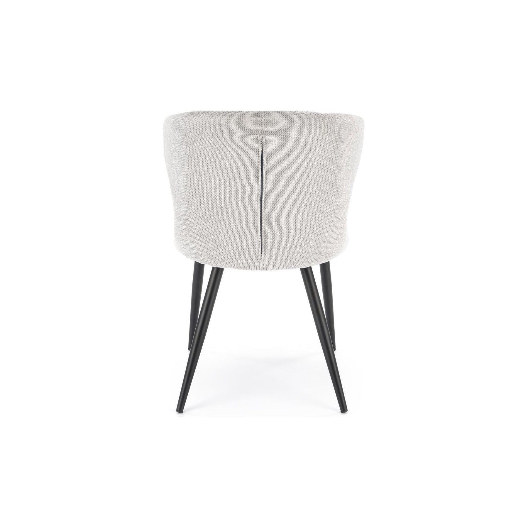 Scaun K496, gri, stofa clasica/metal, 56x58x84 cm