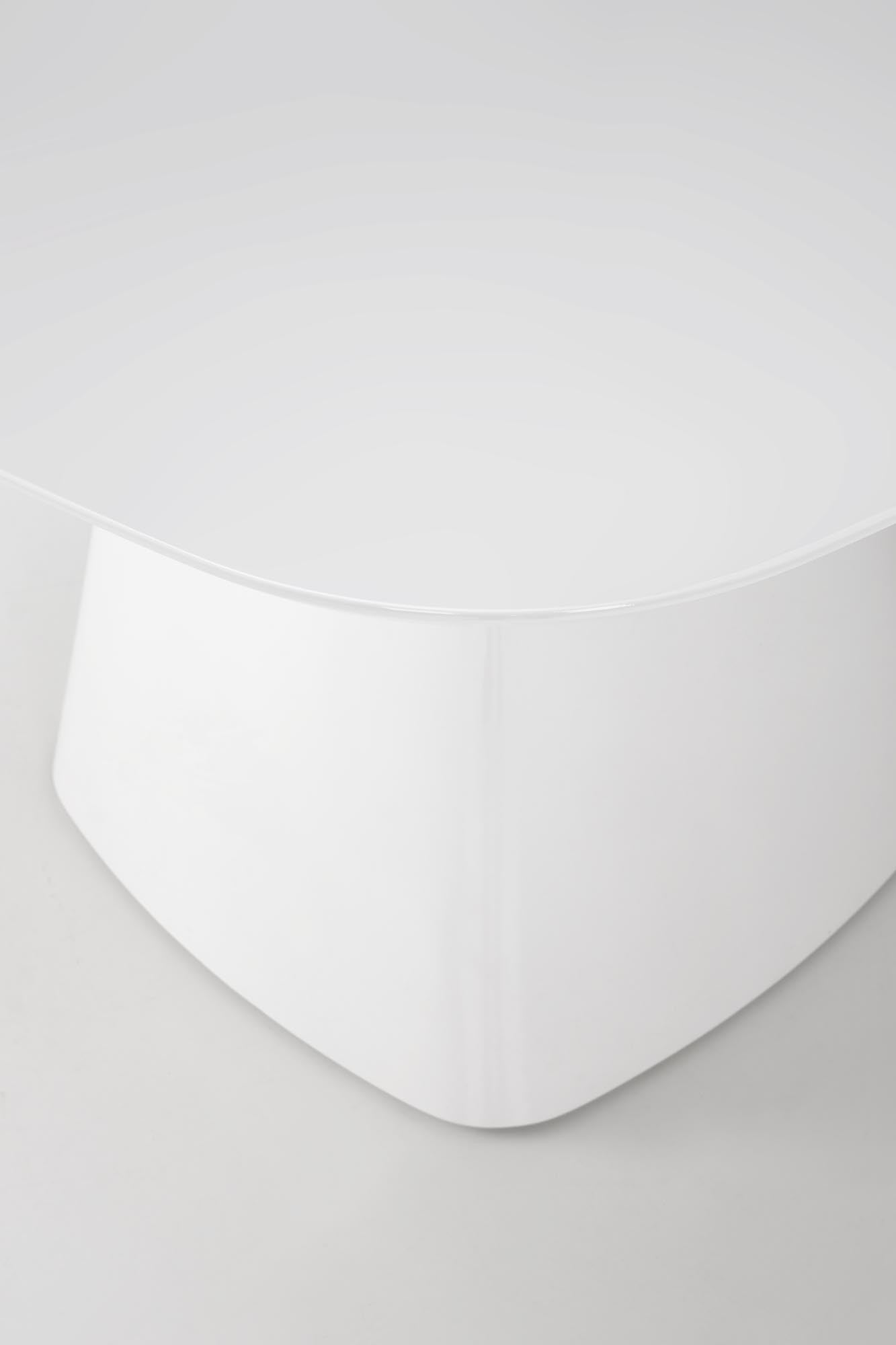 Masa FLAVIO, alb, 120x120x77 cm