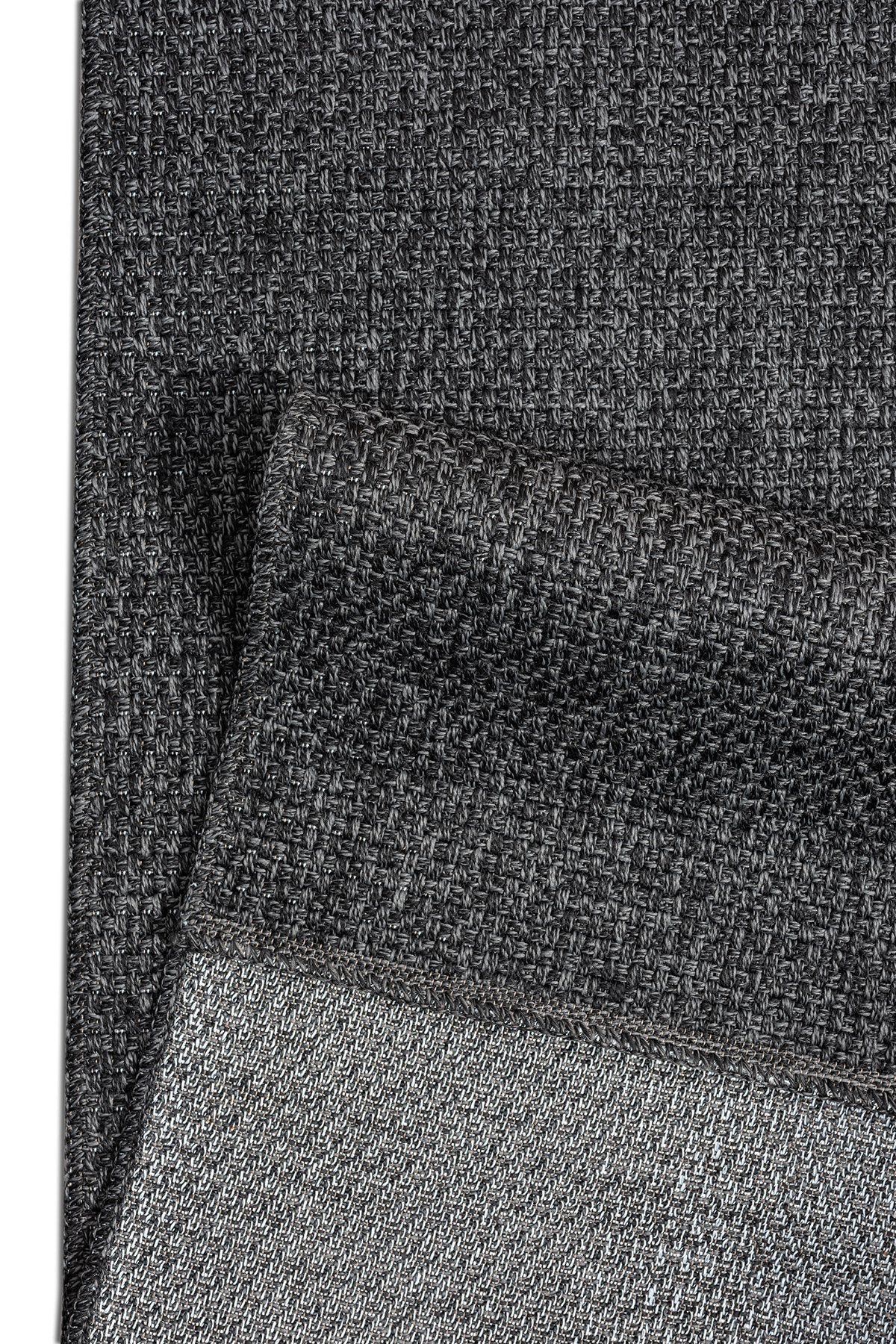 Covor RUSTICANA, 80x150 cm, forma dreptunghiulara, polipropilena, negru, 3105