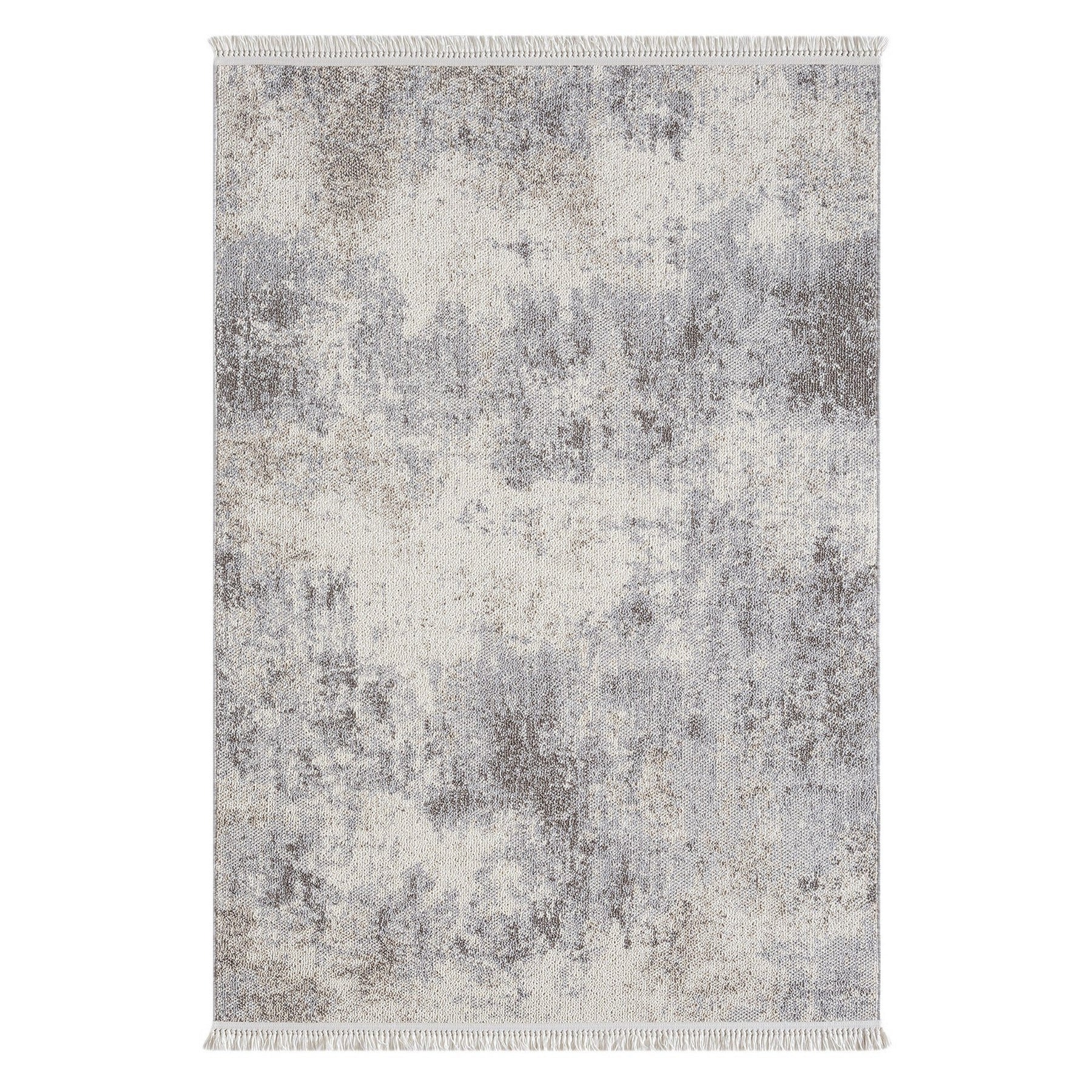 Covor BASTIA, 80x150 cm, forma dreptunghiulara, polipropilena, gri, 1275