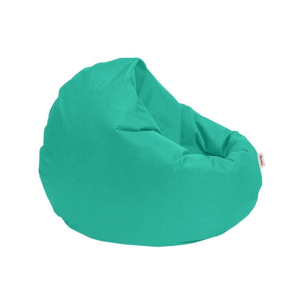 Fotoliu puf Iyzi 100 Cushion Pouf, poliester, turcoaz, 100x65 cm