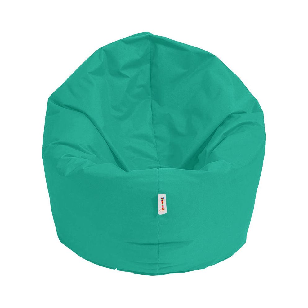 Fotoliu puf Iyzi 100 Cushion Pouf, poliester, turcoaz, 100x65 cm