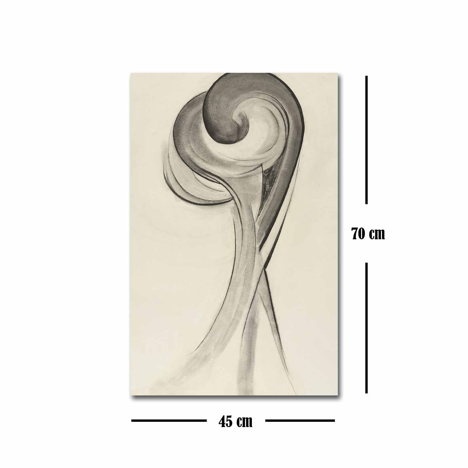 Tablou FAMOUSART-053, multicolor, panza, 45x70 cm
