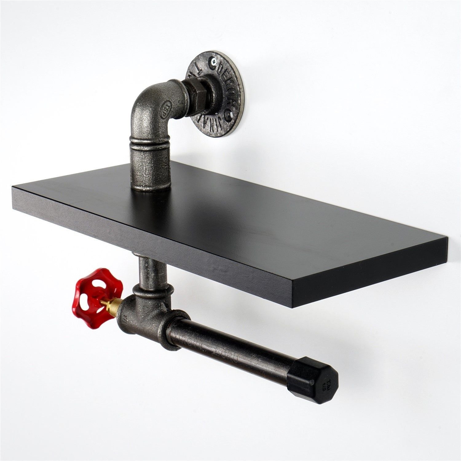 Suport pentru hartie igienica BORURAF241, negru, 30x14x22 cm
