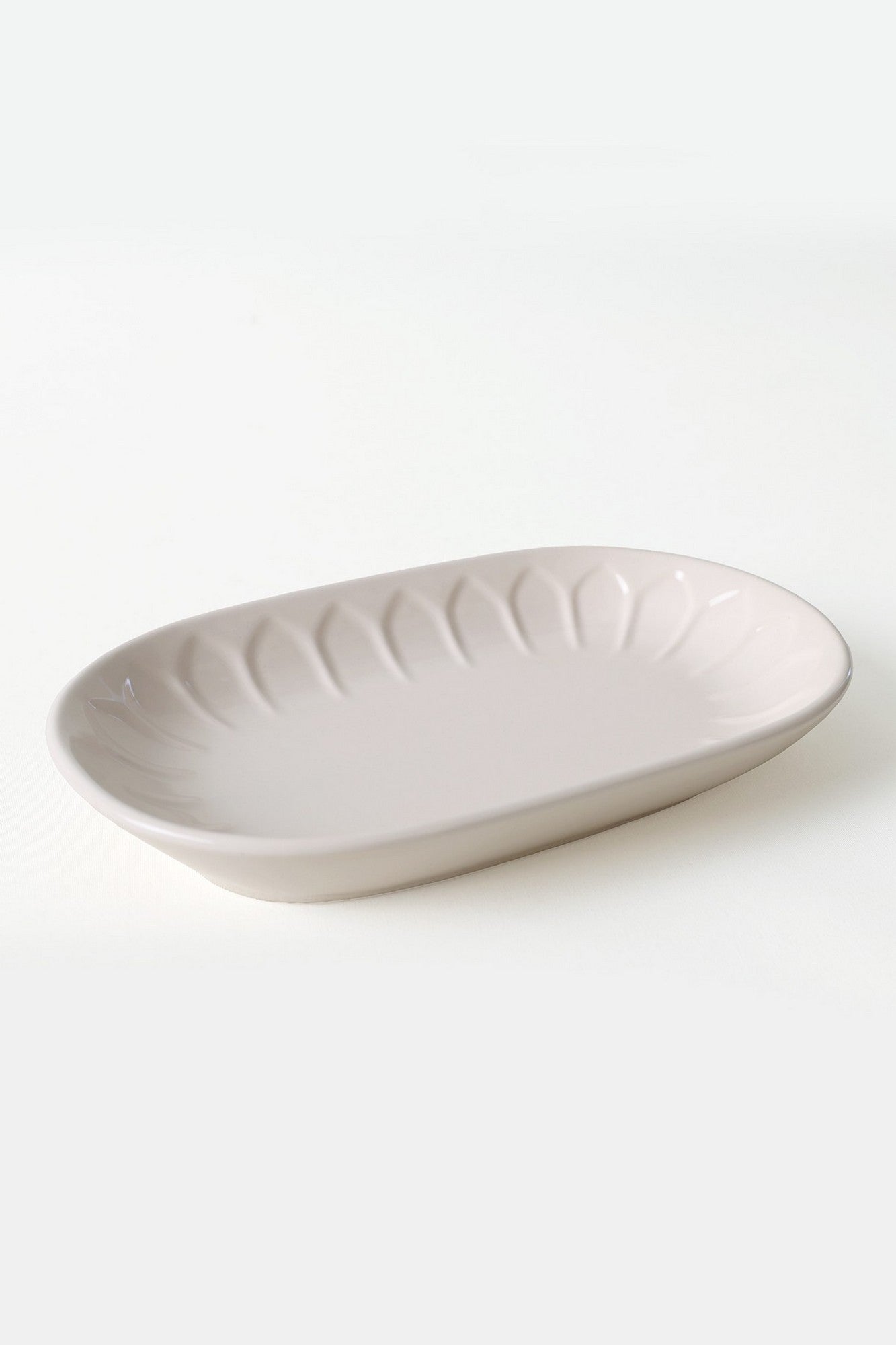 Set 2 platouri X00017600, roz, ceramica, 15x25 cm