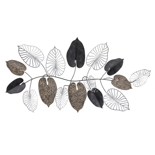 Decoratiune perete FURIZE 3, multicolor, metal, 120x63 cm