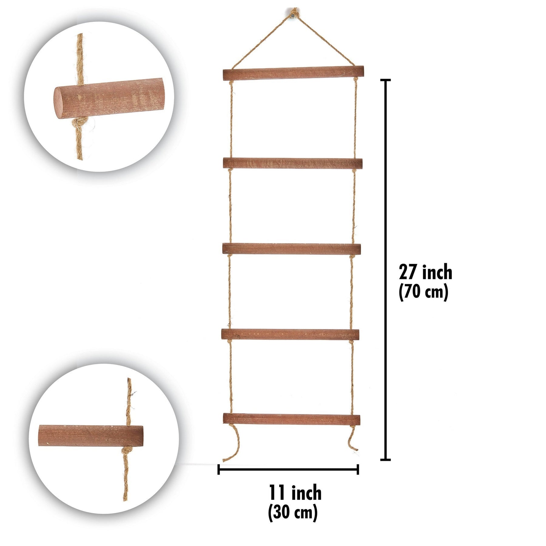 Stander prosoape 281MST2319, maro, lemn, 29x70 cm