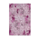 Set 2 covorase baie KT495 V3, forma dreptunghiulara, poliester, roz