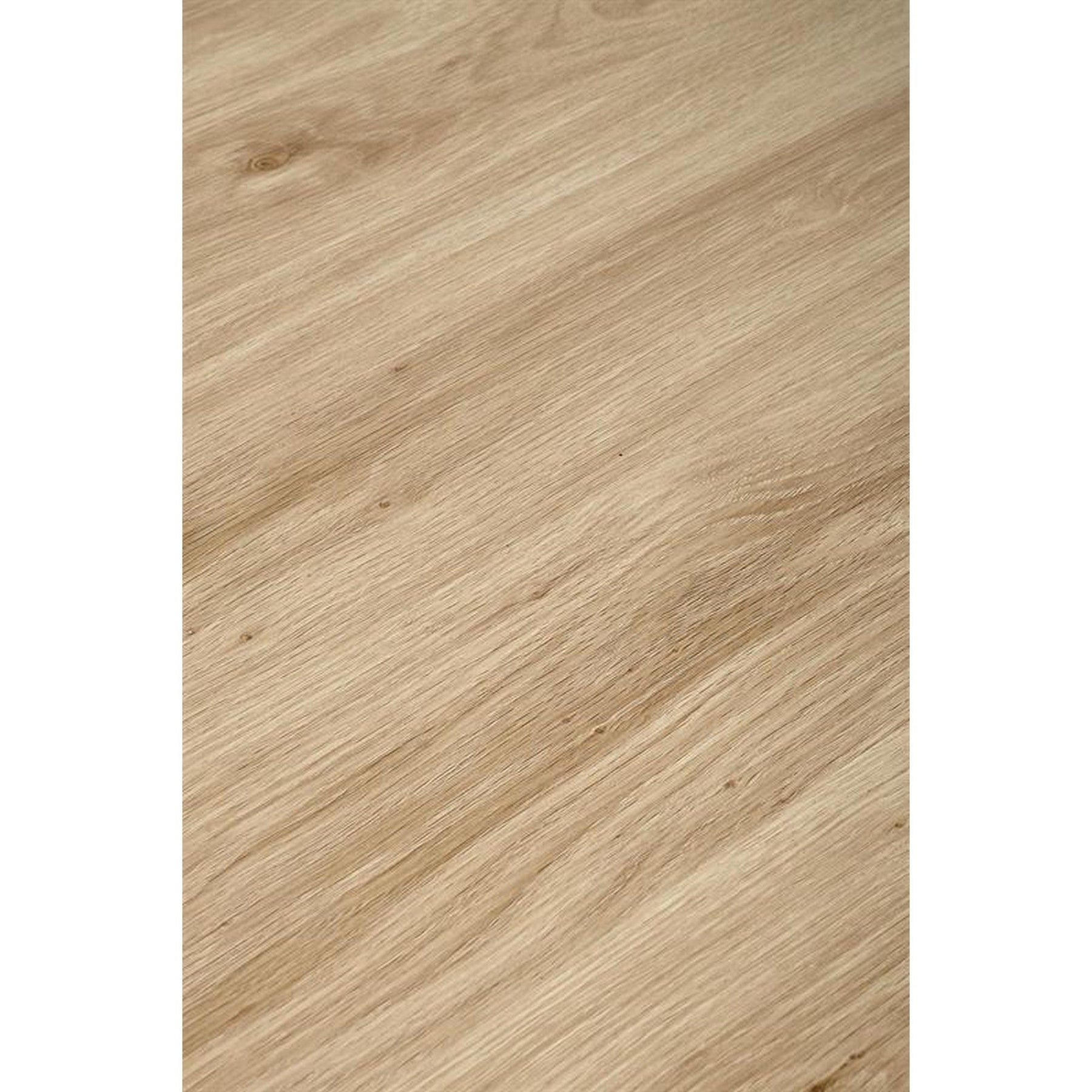 Masa rotunda HUGO, stejar natural furniruit, 120x76 cm