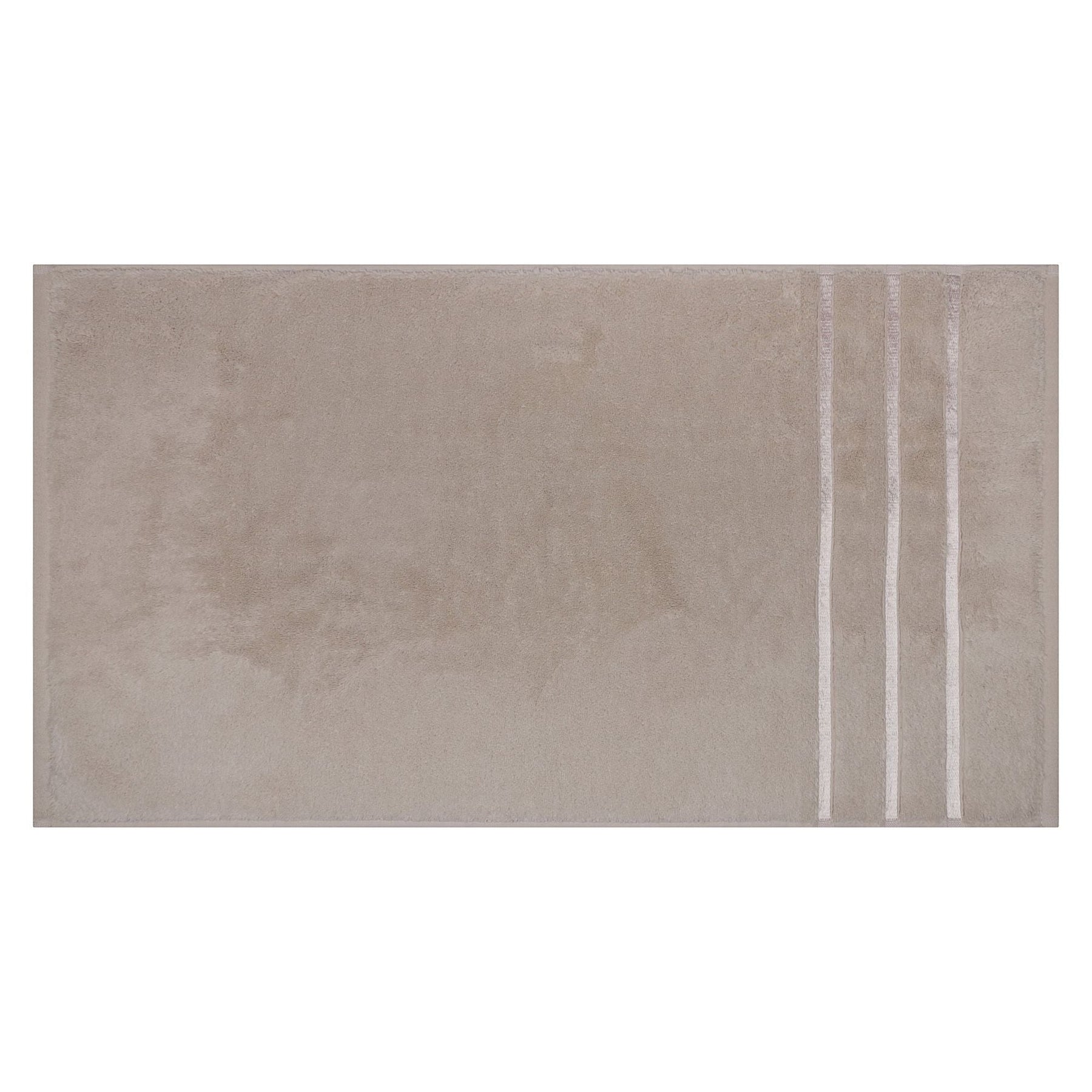 Set 2 prosoape baie Dolce, maro deschis, 70x140 cm, microbuton