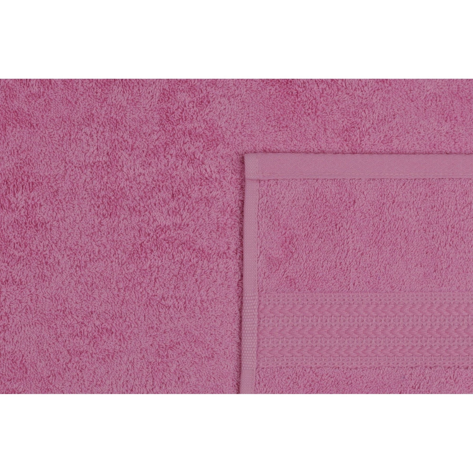 Prosop de baie Rainbow, 100% bumbac, roz, 50x90 cm