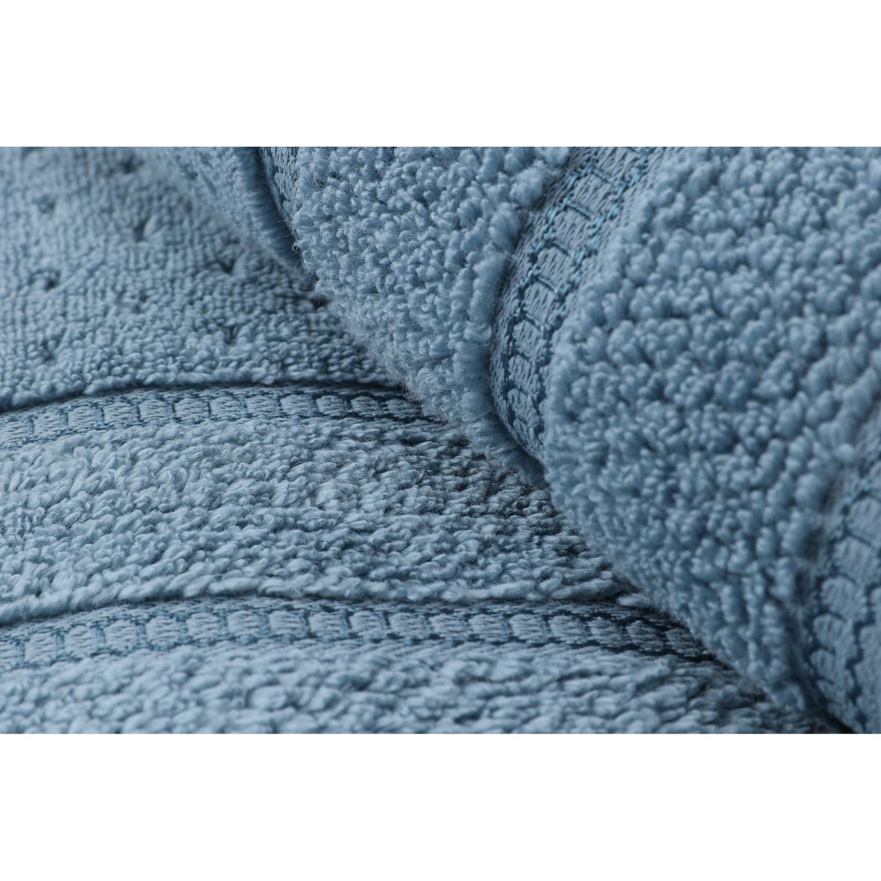 Set 2 prosoape de baie Arella, albastru, bumbac micro 100%, 50x90 cm