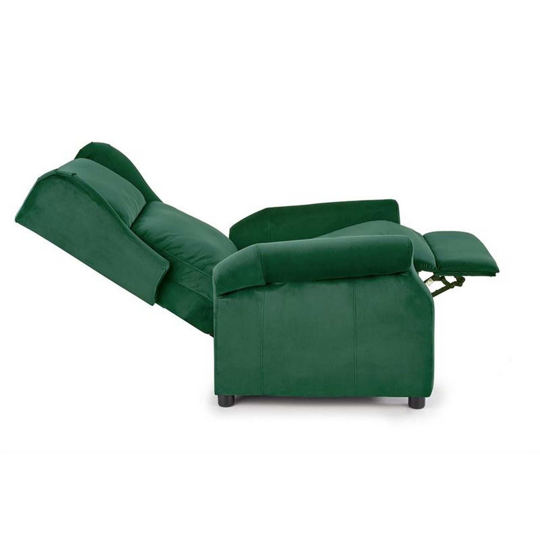 Fotoliu rabatabil verde inchis Agustin 2, 75x92x83 cm