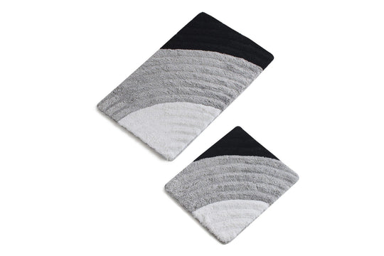 Set 2 covorase baie WELL, forma dreptunghiulara, acril, multicolor