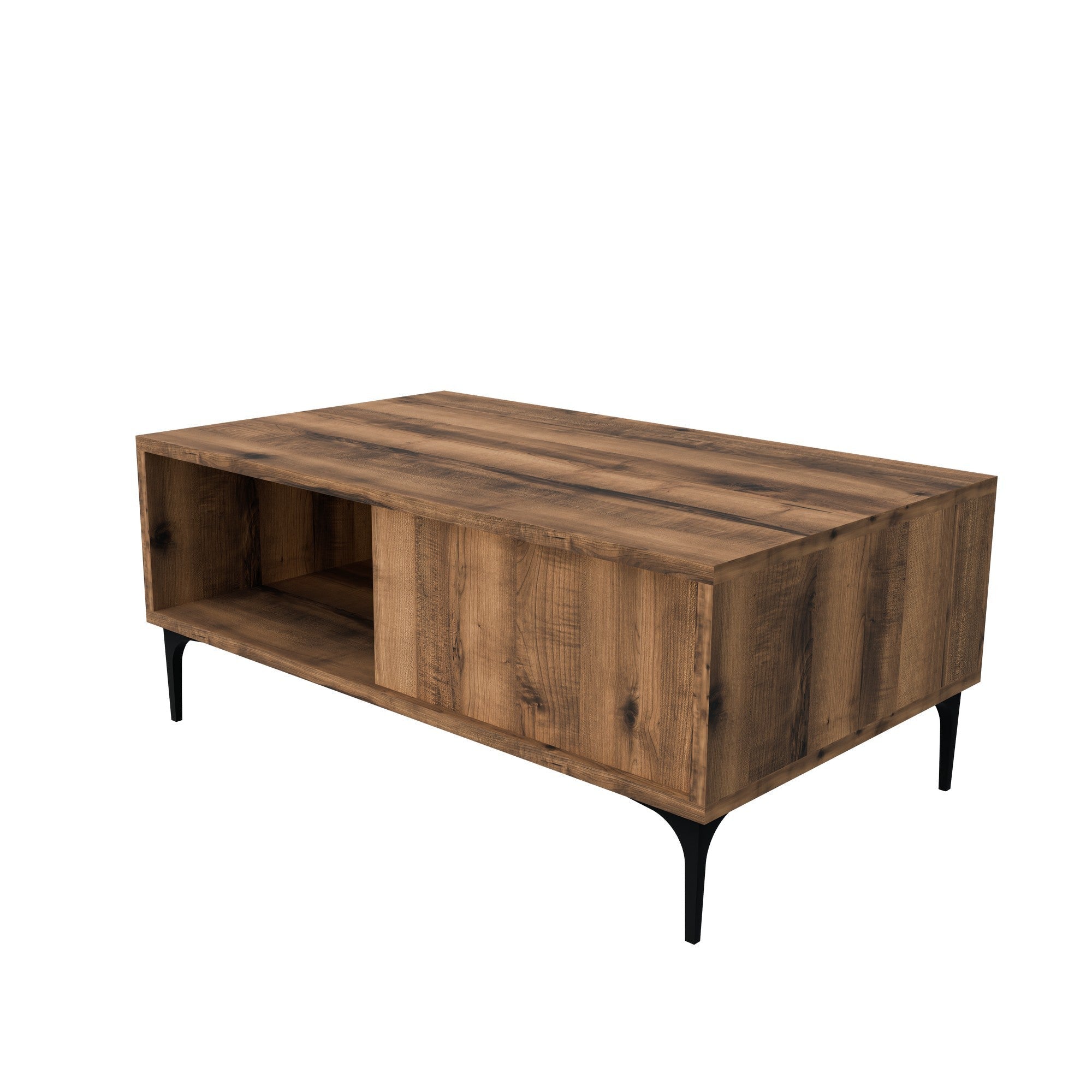 Masuta cafea BENITO 2096, nuc, PAL melaminat, 90x54x39 cm | OCEAN