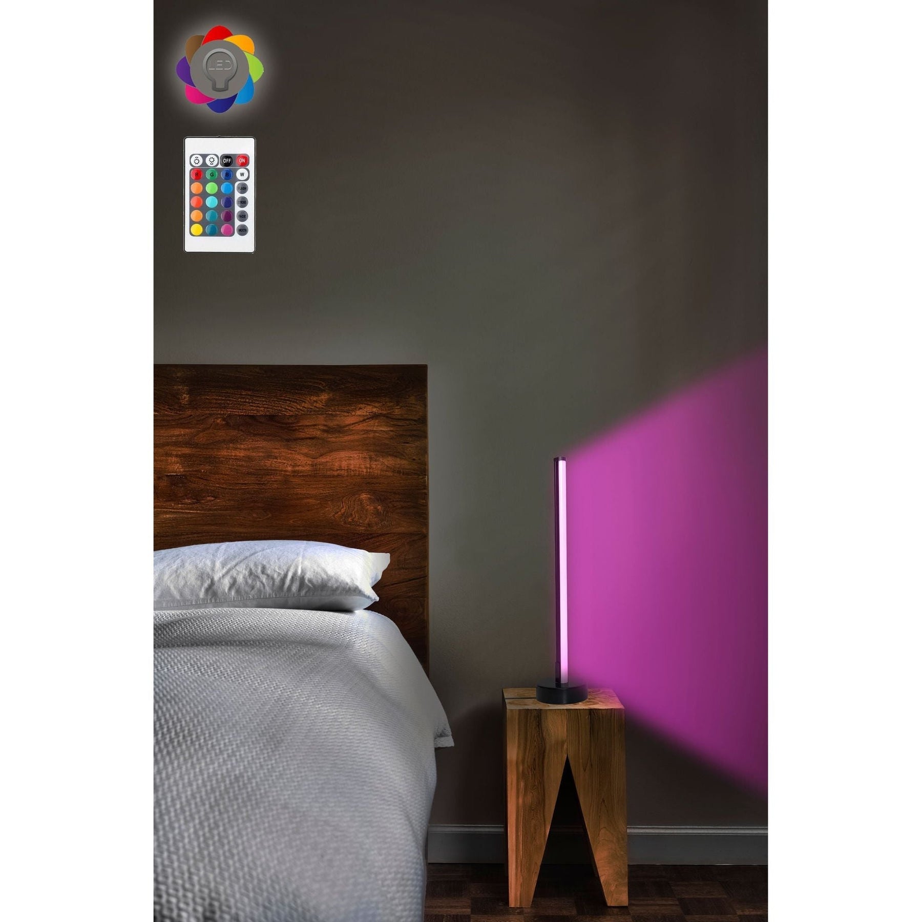 Lampa de perete Lumos Mensa, 45 cm, multicolor