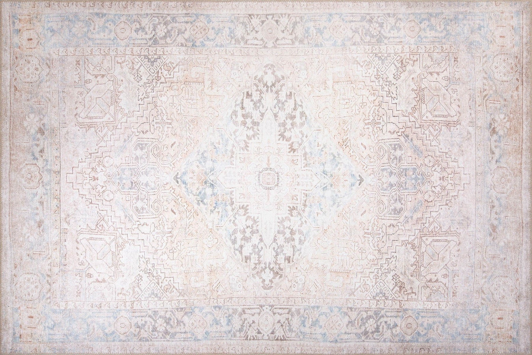 Covor DORIAN CHENILLE, 75x150 cm, forma dreptunghiulara, poliester, bej, AL 349