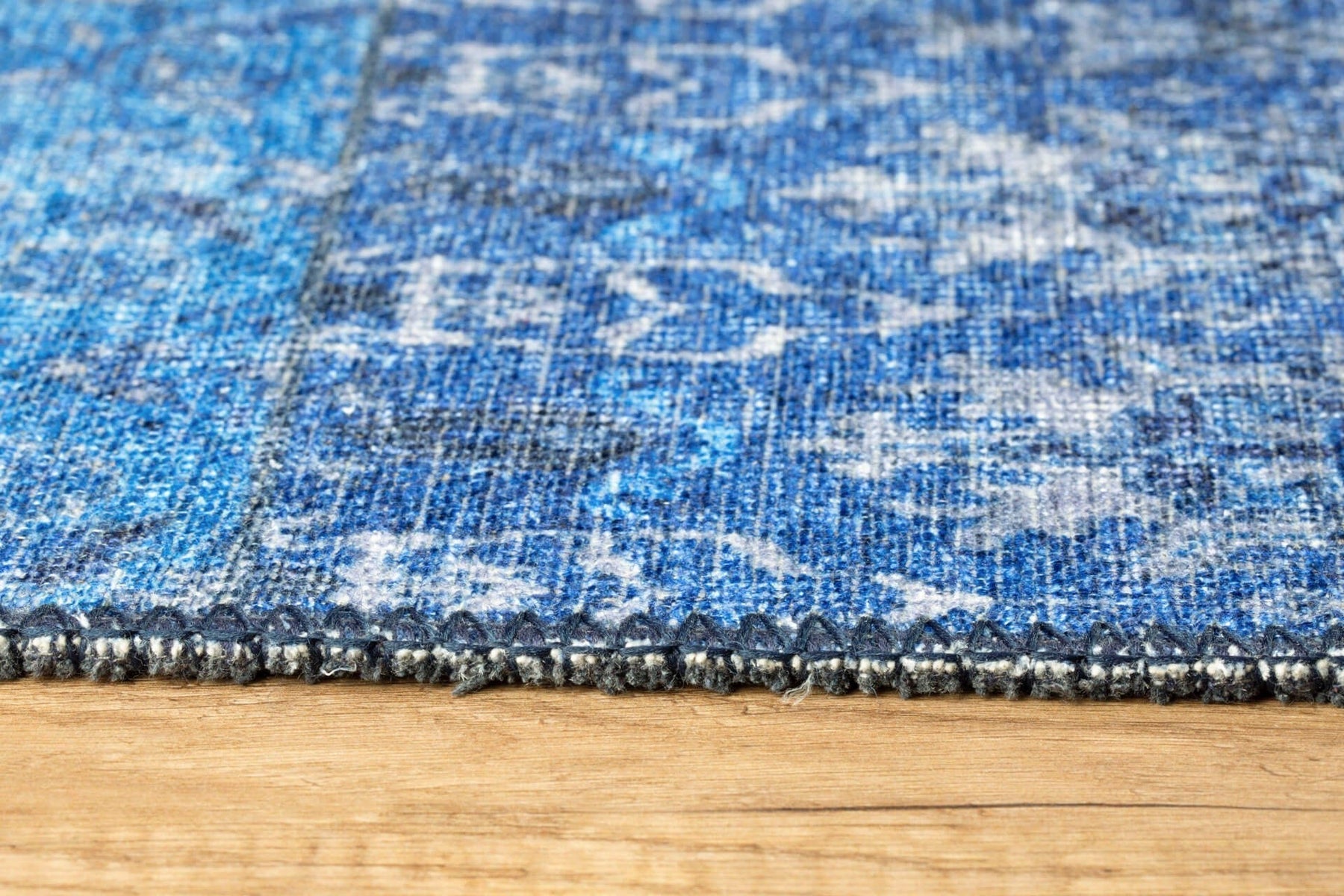 Covor JAZZ CHENILLE, 75x150 cm, forma dreptunghiulara, poliester, albastru, AL 325