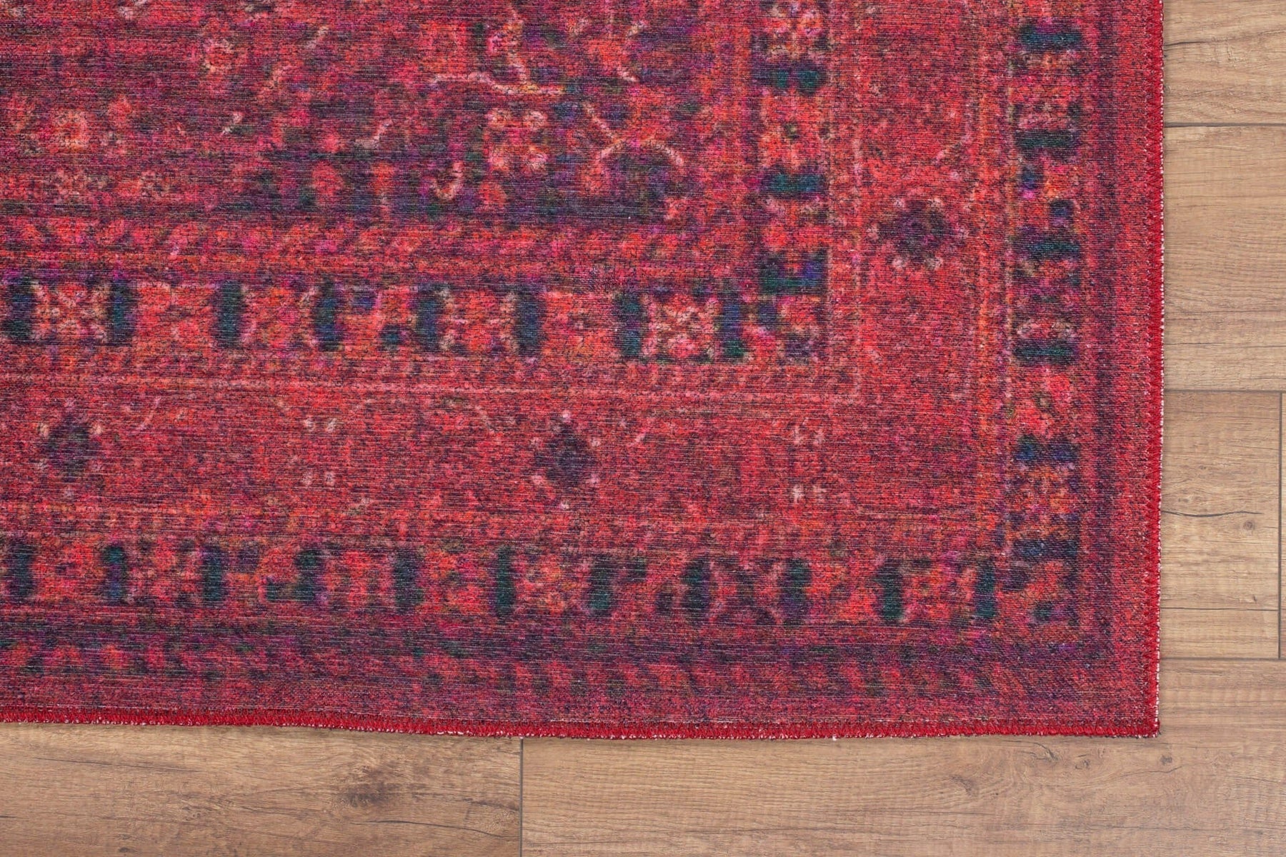 Covor SOUL CHENILLE, 75x150 cm, forma dreptunghiulara, poliester, rosu, AL 219