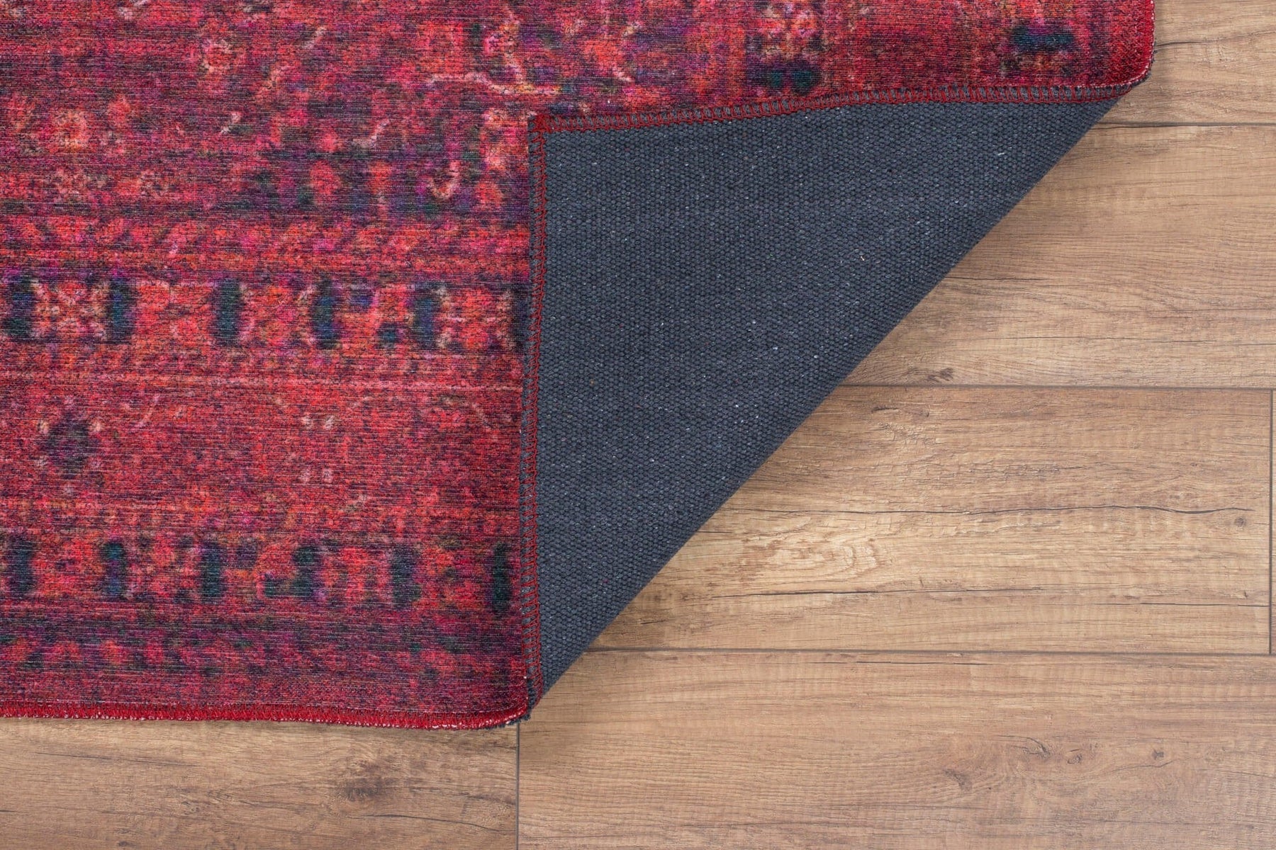 Covor SOUL CHENILLE, 75x150 cm, forma dreptunghiulara, poliester, rosu, AL 219