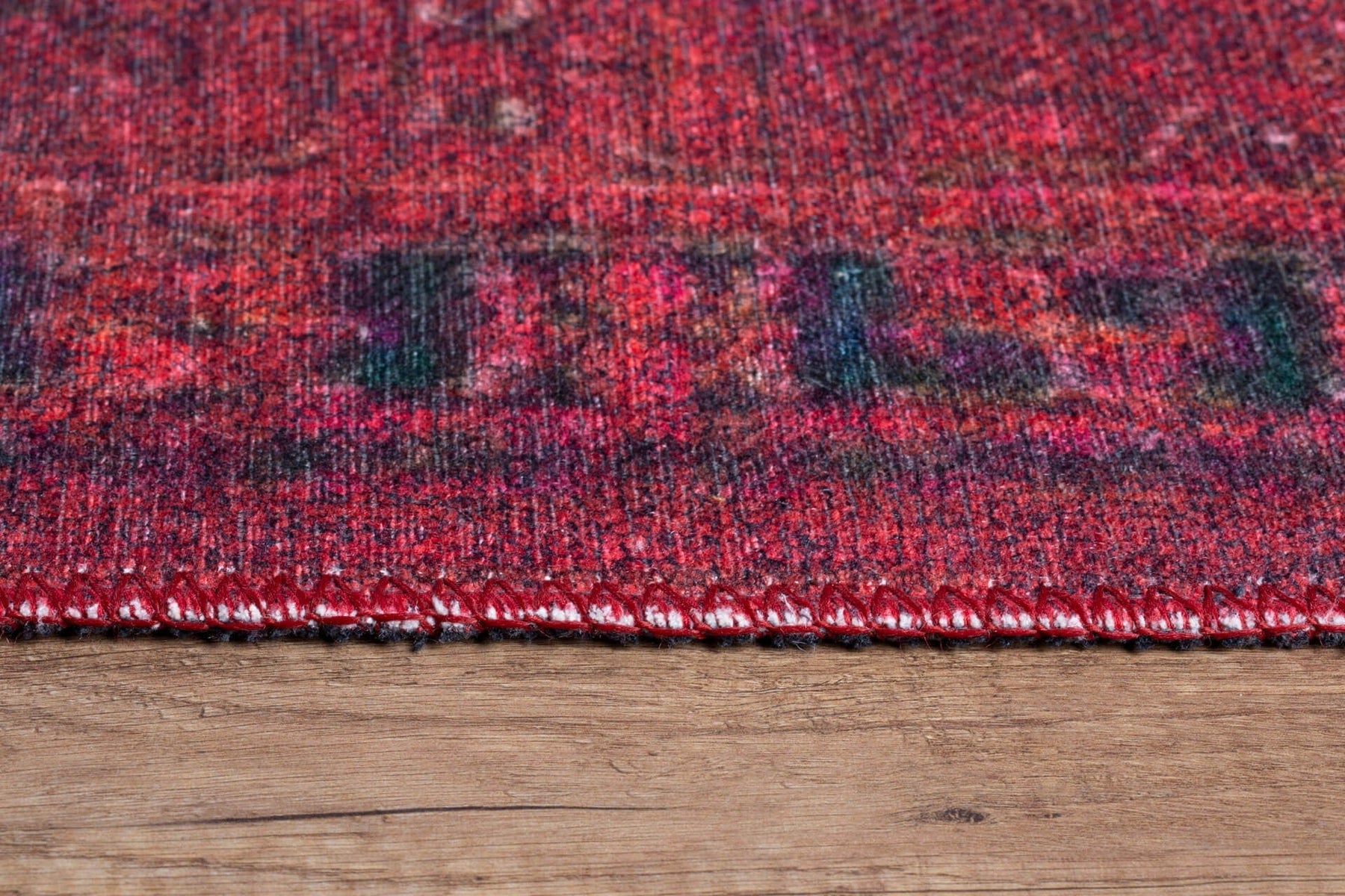 Covor SOUL CHENILLE, 75x150 cm, forma dreptunghiulara, poliester, rosu, AL 219