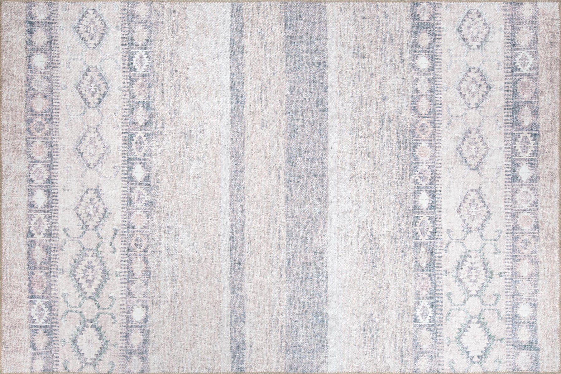 Covor SOUL CHENILLE, 75x150 cm, forma dreptunghiulara, poliester, alb, AL 193