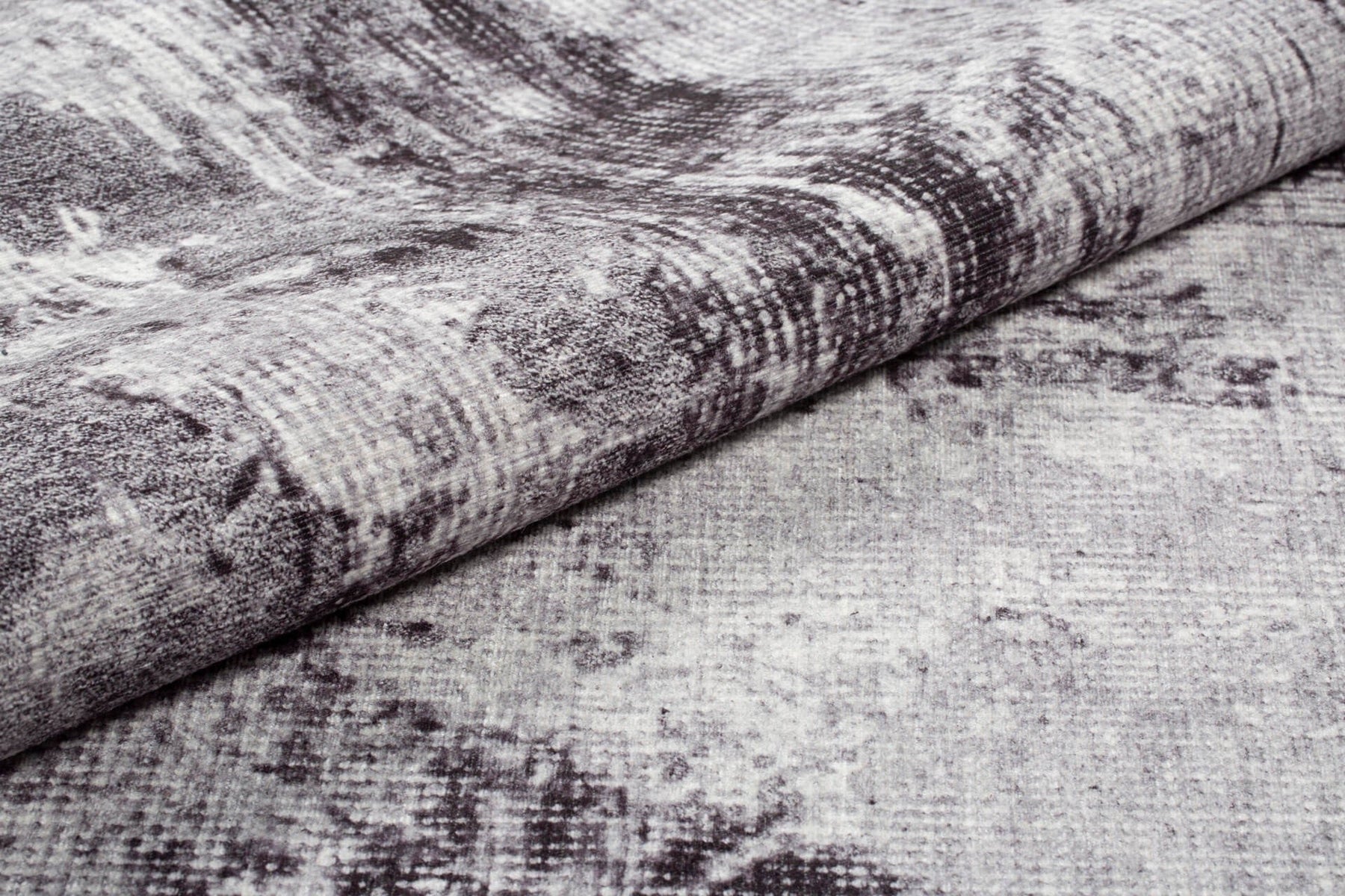 Covor FUNK CHENILLE, 75x150 cm, forma dreptunghiulara, poliester, gri, AL 278