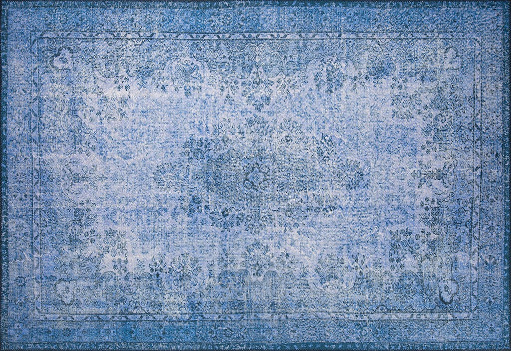 Covor DORIAN CHENILLE, 75x150 cm, forma dreptunghiulara, poliester, albastru inchis, AL 157