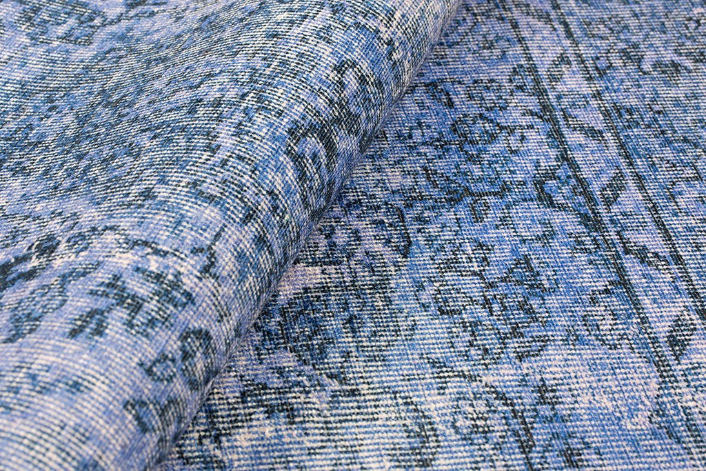 Covor DORIAN CHENILLE, 75x150 cm, forma dreptunghiulara, poliester, albastru inchis, AL 157