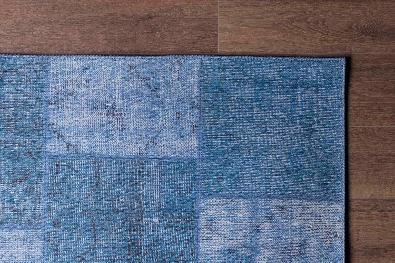Covor JAZZ CHENILLE, 75x150 cm, forma dreptunghiulara, poliester, albastru, AL 46