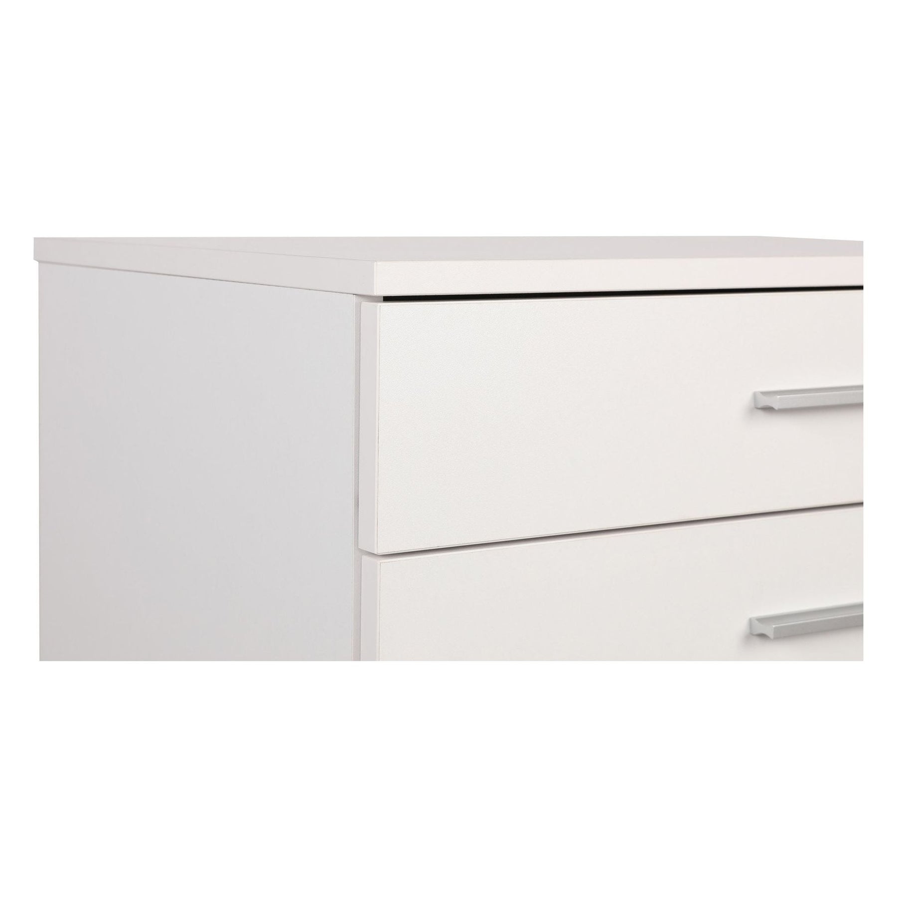 Comoda inalta SFN-550-BB-1, alb, PAL melaminat, 60x108x44 cm