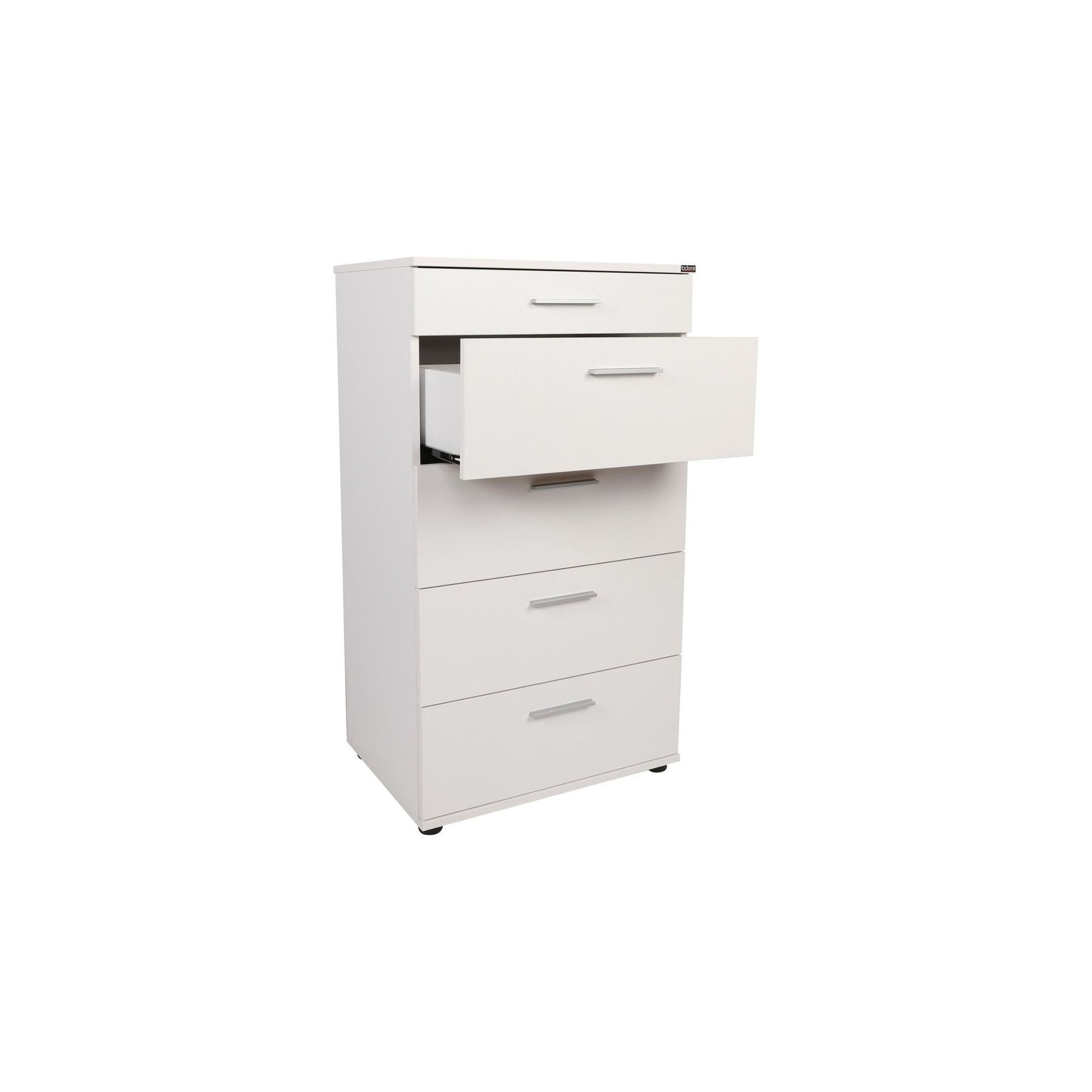 Comoda inalta SFN-550-BB-1, alb, PAL melaminat, 60x108x44 cm