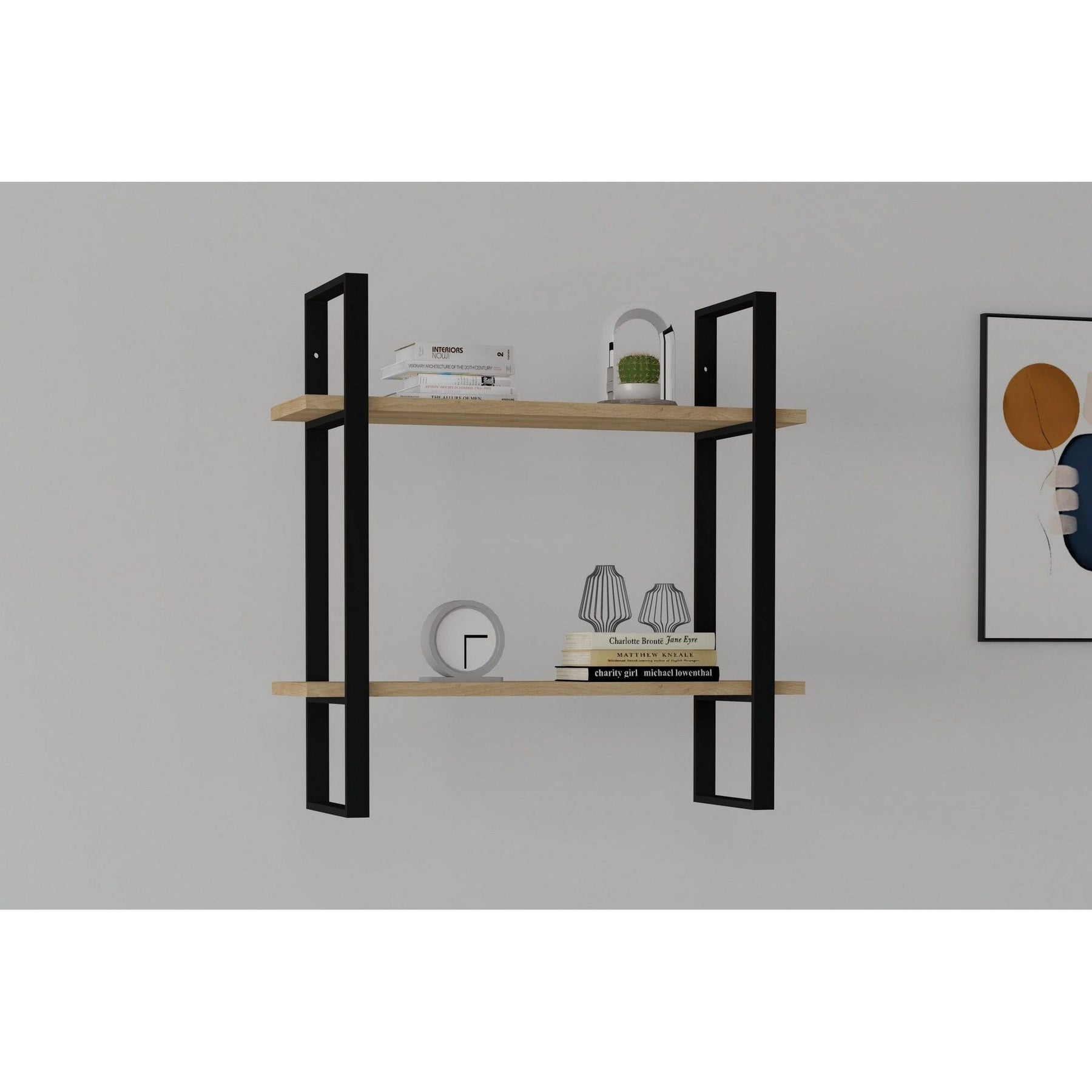 raft de perete buba sapphireoak black 495sse1107