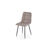 Scaun K560, gri/negru, stofa clasica/metal, 45x53x88 cm