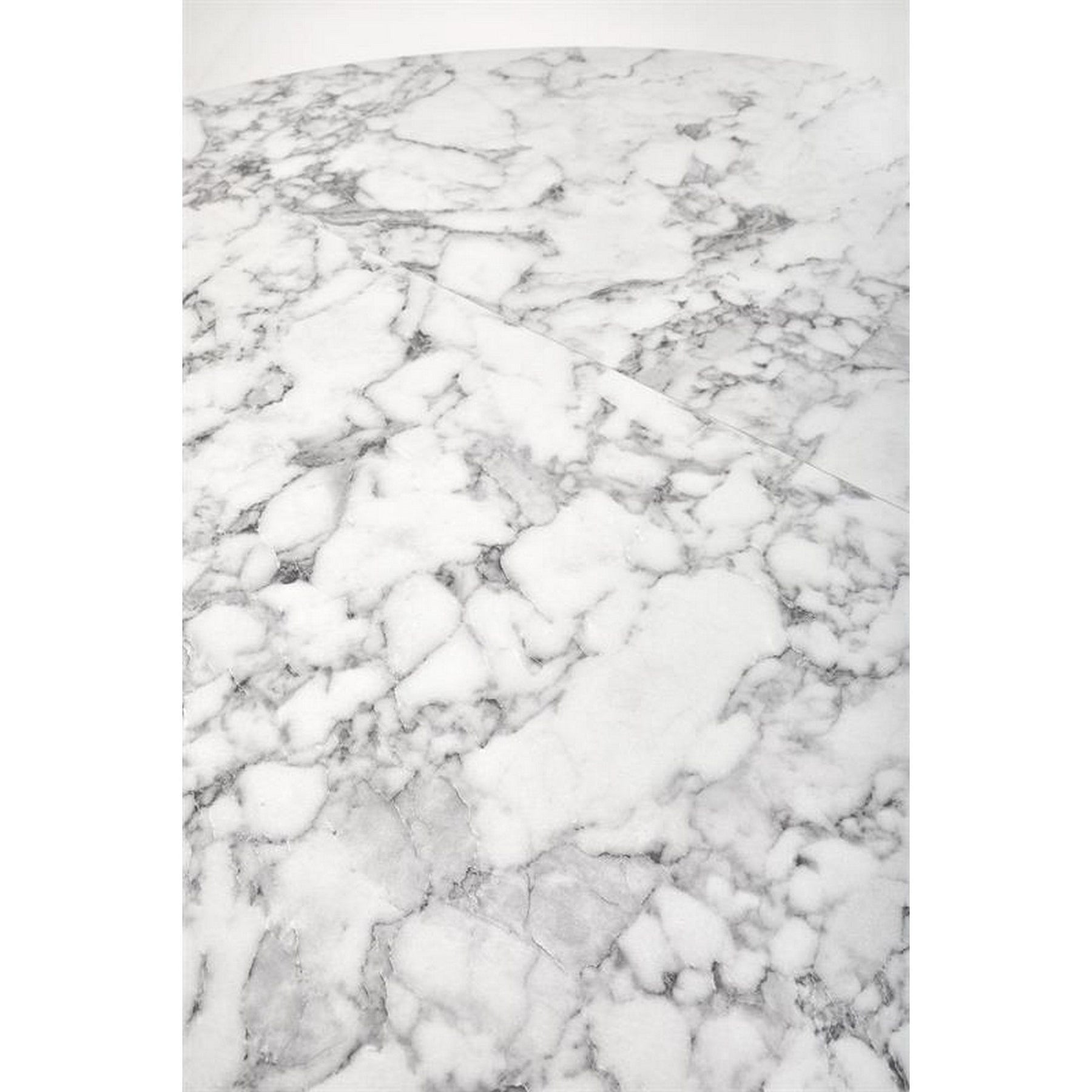 Masa extensibila PERONI, alb/gri/negru, PAL furniruit /otel, 100/250x100x75 cm