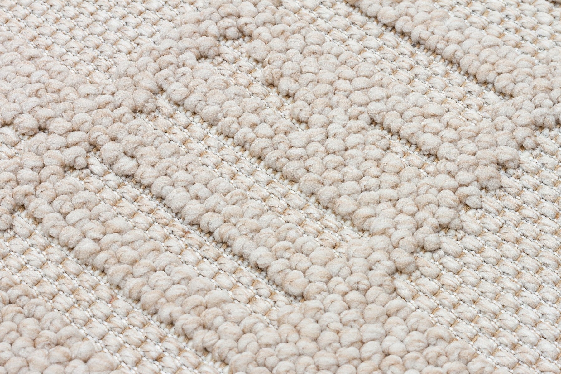 Covor 514SRZ2107, 80x150 cm, forma dreptunghiulara, material tesut, bej
