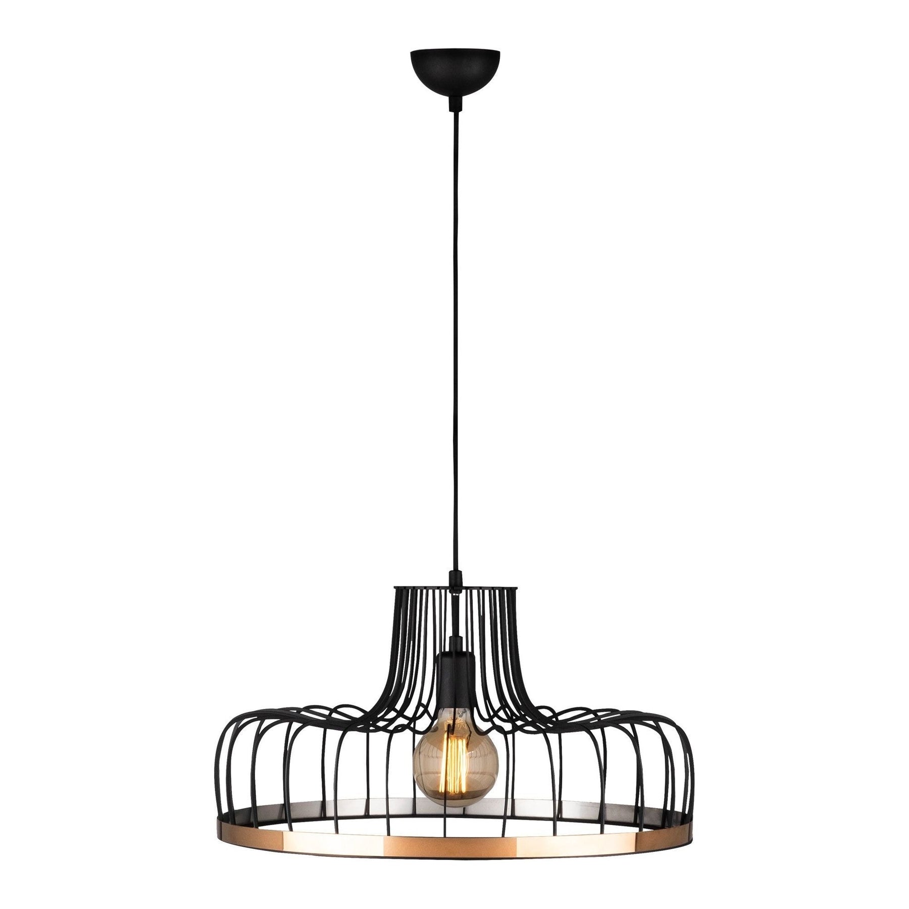 Lustra Fellini - MR - 769, negru, metal, 53x124 cm