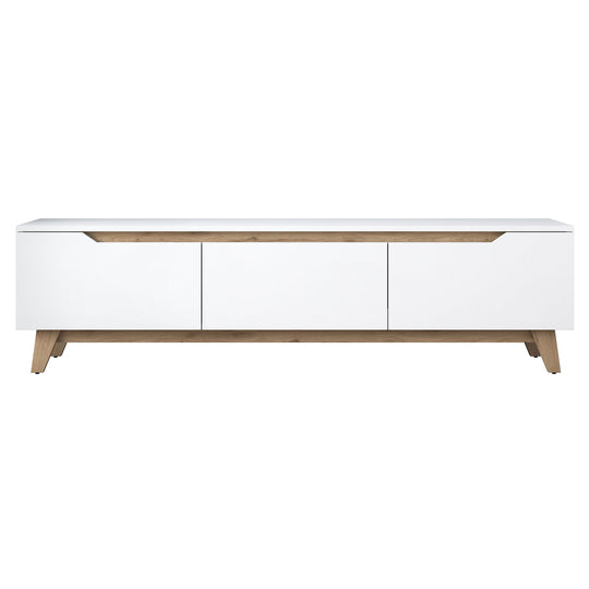Comoda TV 543WRN1516, alb/nuc, PAL, 180x35x48.6 cm