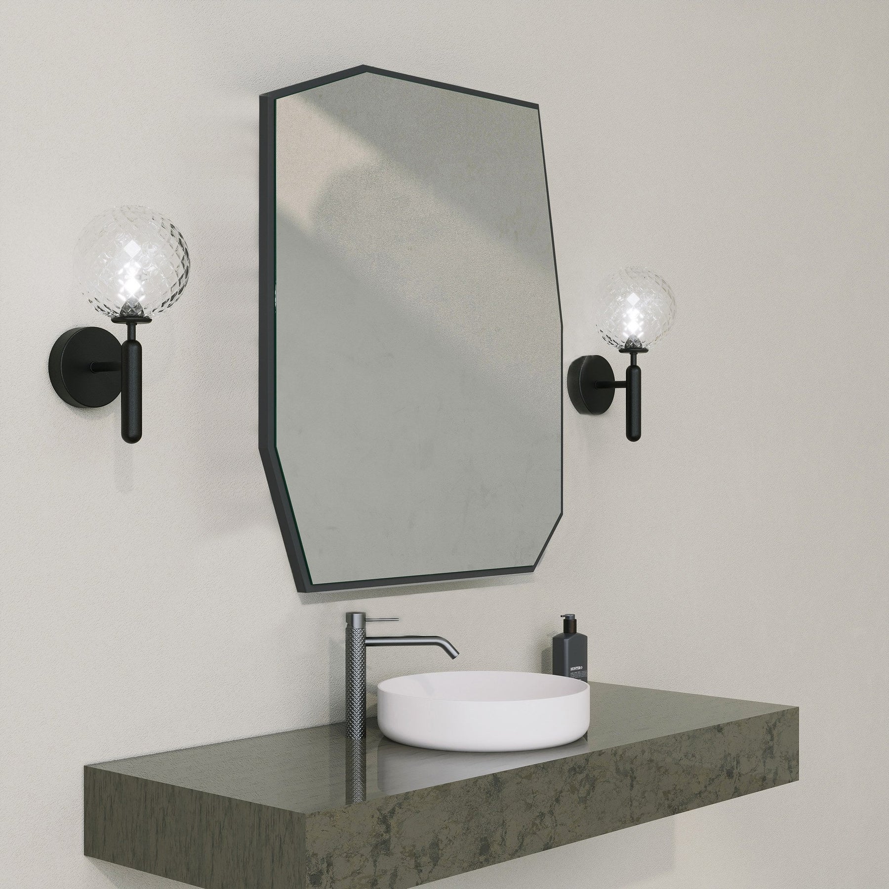 oglinda decorativa quartzmirror black 552nos1223
