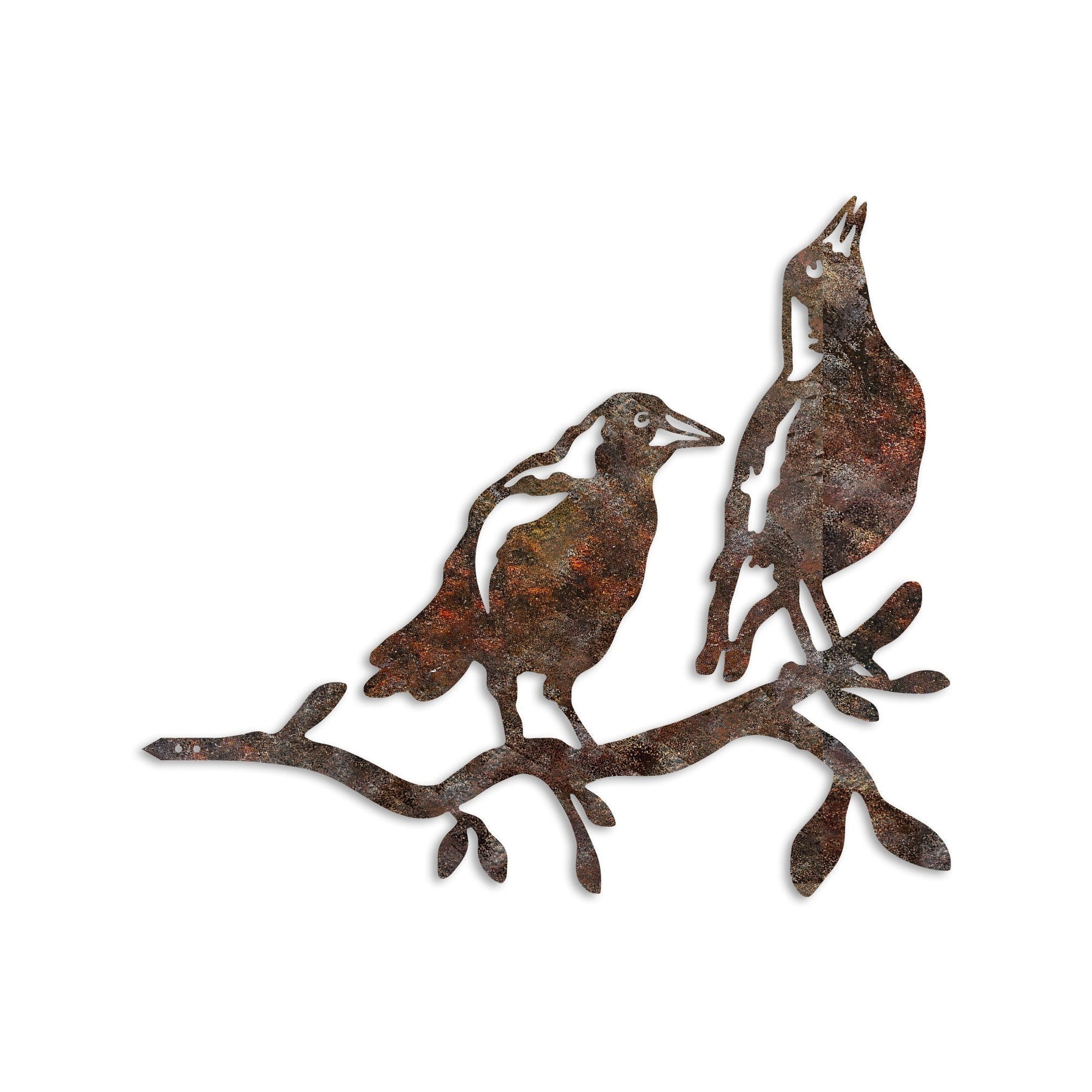 Decoratiune gradina 565TNL1317, maro, metal, 45x39 cm