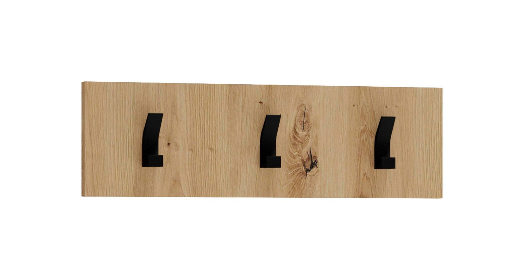 Cuier CLIF W-50, stejar artisan, PAL laminat, 50x15 cm