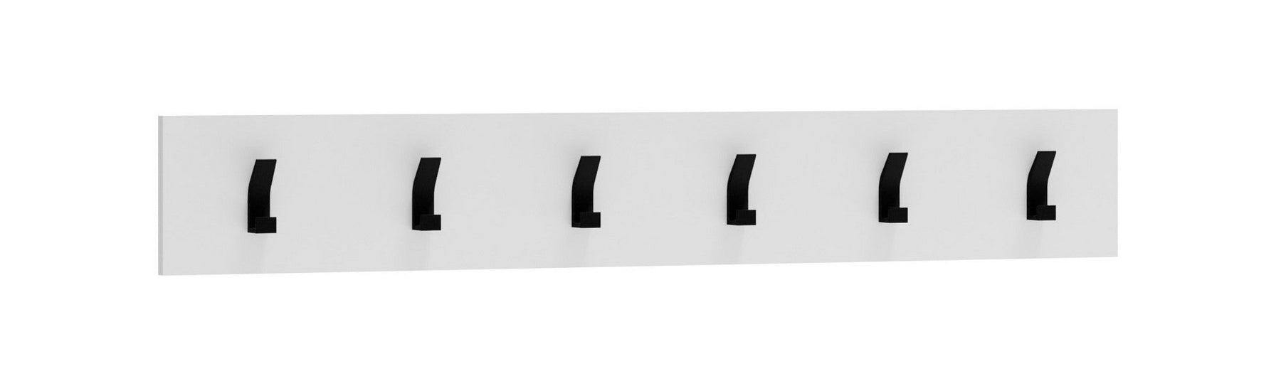 Cuier CLIF W-100, alb, PAL laminat, 100x15 cm