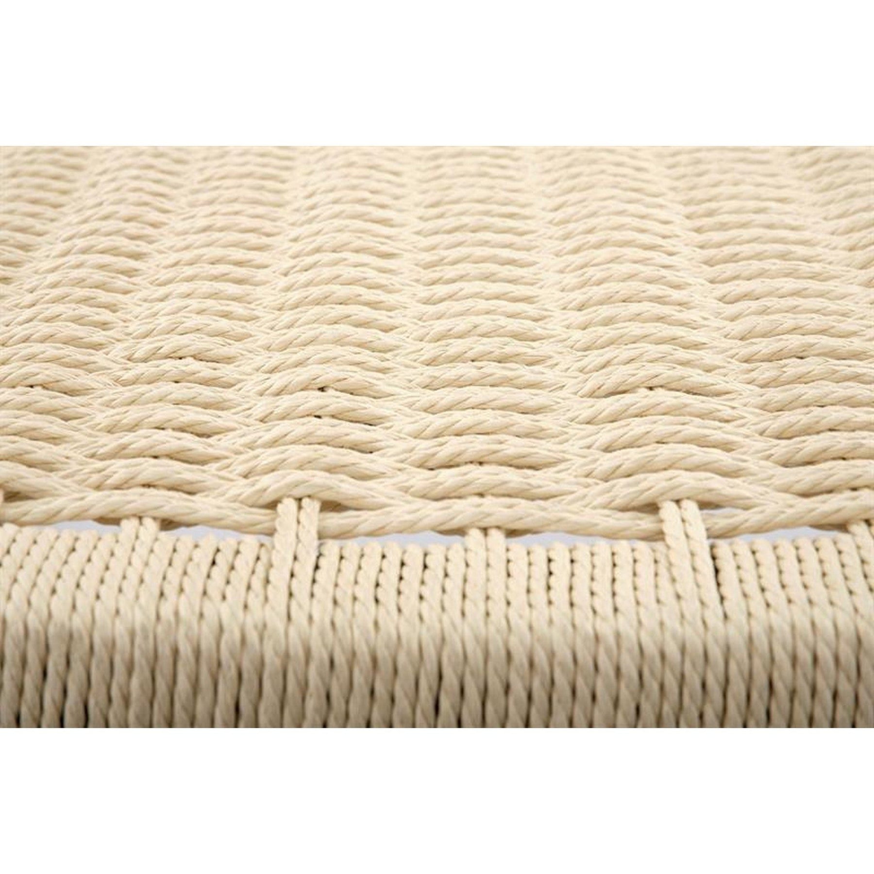 Scaun gradina FODEN, negru, sfoara/lemn, 65x84x74 cm