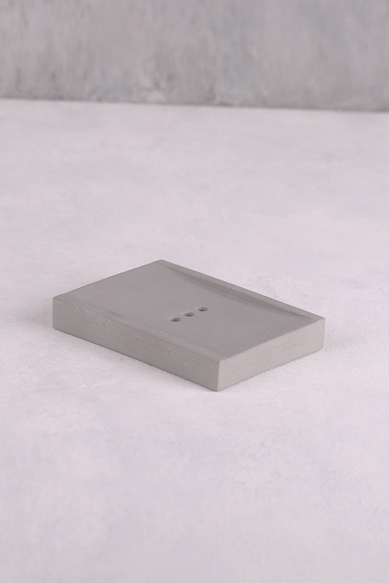 Savoniera SABUNLUK, gri, ceramica, 11x8 cm