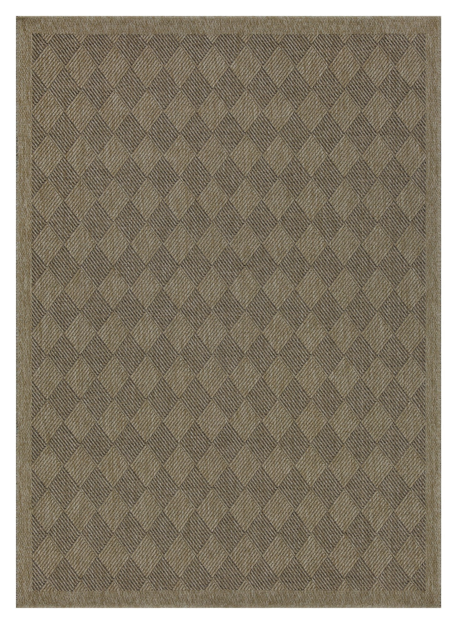 Covor AVANOS, 160x220 cm, forma dreptunghiulara, polipropilena, maro