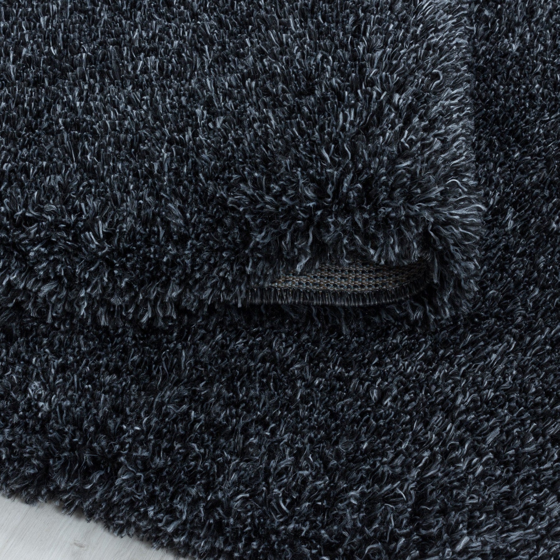 Covor 3500, 60x110 cm, forma dreptunghiulara, poliester, negru